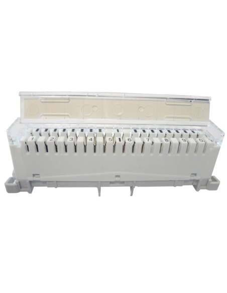 PE 10 / Portaetiquetas regleta 10 pares