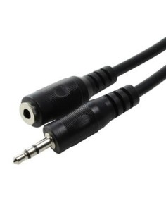 Conexión audio Jack macho ST 3.5mm a Jack hembra ST 3.5mm...