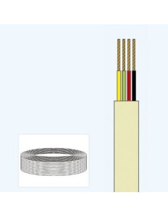 Cable telefónico 4P. manguera plana