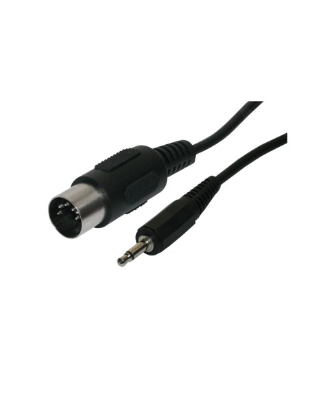 Conexión audio-video DIN macho a Jack macho MN 3.5mm 1Mtr.