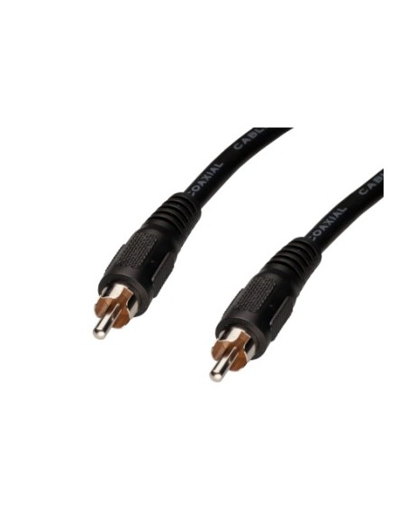 Conexión vídeo RCA macho a RCA macho 1,5Mtrs.