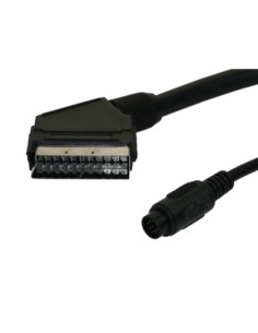 Conexión Euroconector macho a miniDIN VHS-C macho