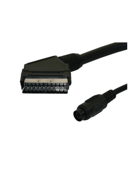 Conexión Euroconector macho a miniDIN VHS-C macho