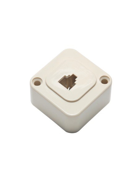 Caja telefónica modular superficie RJ12