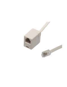 Prolongador modular hembra a macho RJ11 6P4C 7.5Mts.