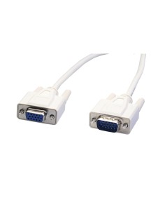 Conexión vídeo VGA macho a VGA hembra 5Mtrs.