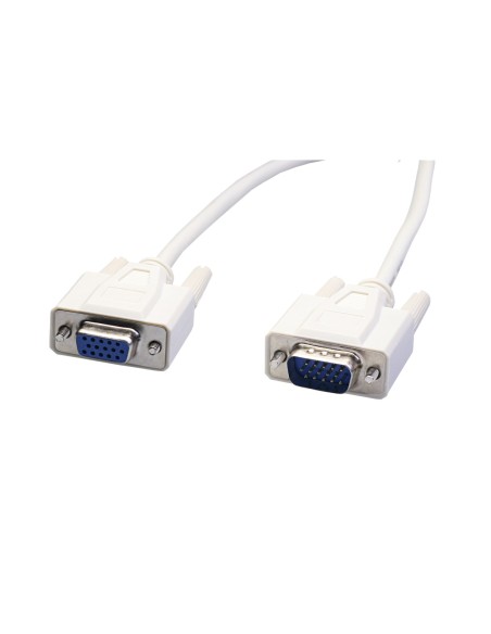 Conexión vídeo VGA macho a VGA hembra 5Mtrs.