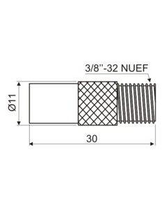 Adaptador F hembra a TV macho 2