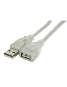 Conexión USB Tipo A macho a USB Tipo A hembra 3Mtrs.