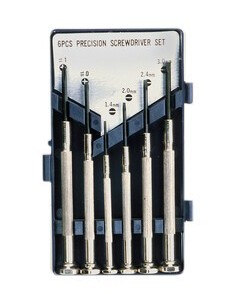 Estuche de 6 destornilladores de precisión