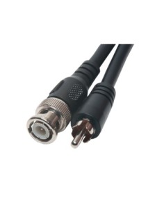Conexión vídeo BNC Macho a RCA Macho 1,2Mtrs.