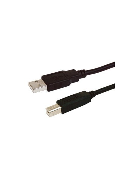 Conexión USB Tipo A macho a USB Tipo B macho 5Mtrs.