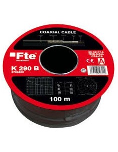 K 290 B / Cable coaxial 6,8mm CSS/Al 100Mtrs