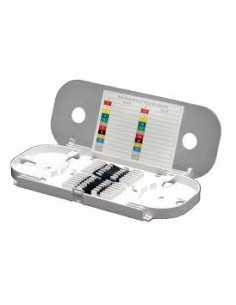 Casete plástico apilable 24 protectores empalmes