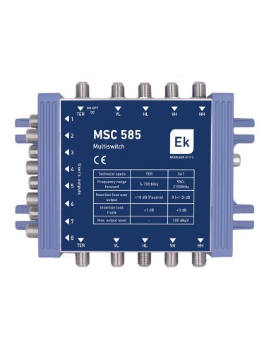 MSC 585 / Multiswitch cascada 5x8