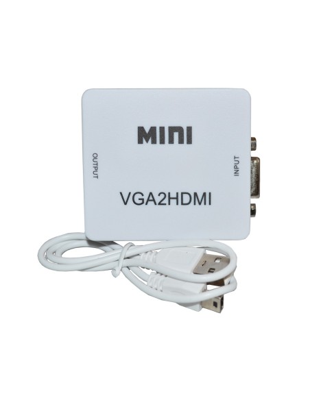 Conversor VGA (IN) + audio a HDMI (OUT)