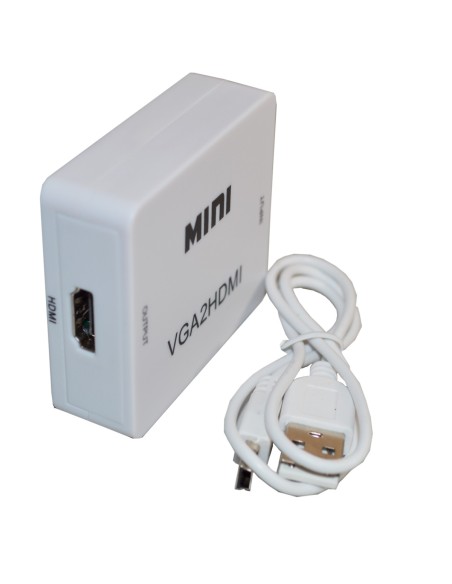 Conversor VGA (IN) + audio a HDMI (OUT)