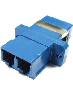 Hembra pasamuros duplex FO SM LC-LC