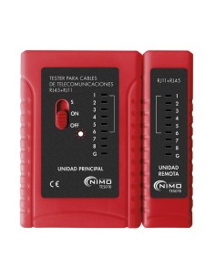 TES010 / Tester de conexiones de redes UTP/FTP, BNC