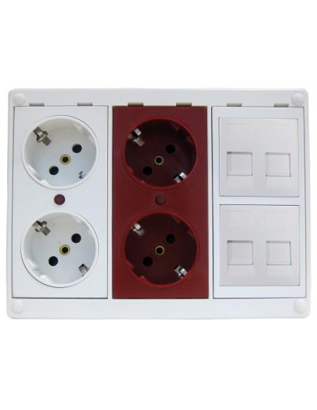 KIT MEC3-4RJ45-2SH-SHR