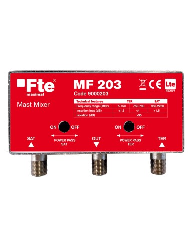 MF 203 / Mezclador de mástil TV - SAT