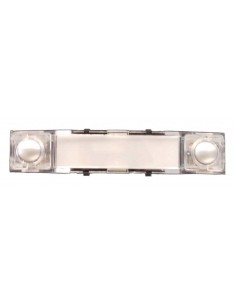 Pulsador Doble COMPACT Plata Auta