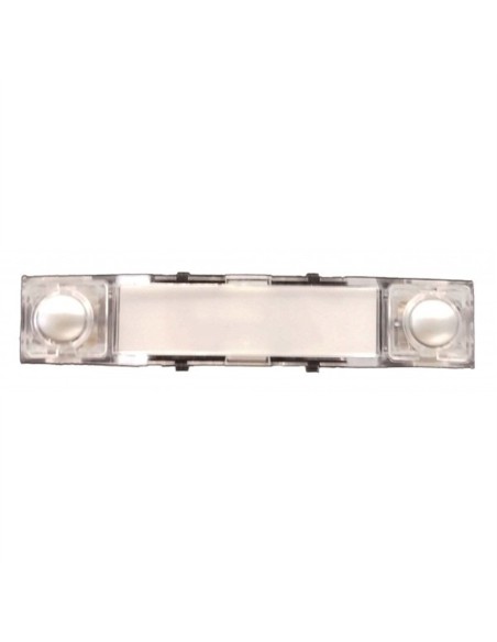 Pulsador Doble COMPACT Plata Auta