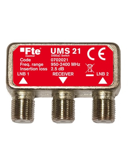 UMS 21 / Conmutador DiSEqC 2 entradas