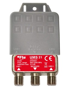 UMS 21 / Conmutador DiSEqC 2 entradas 2