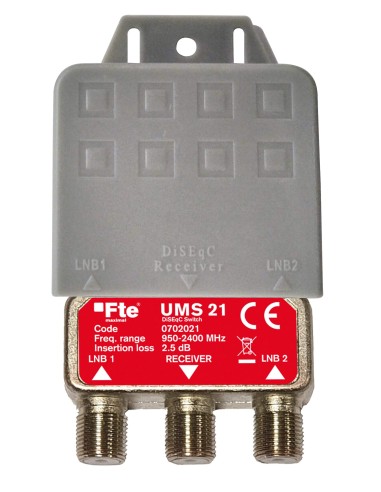 UMS 21 / Conmutador DiSEqC 2 entradas