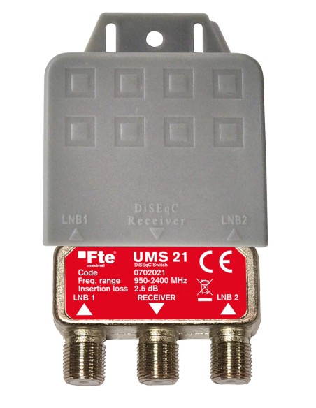 UMS 21 / Conmutador DiSEqC 2 entradas