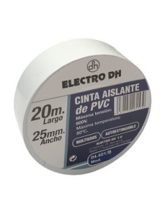 Cinta aislante de PVC Blanco