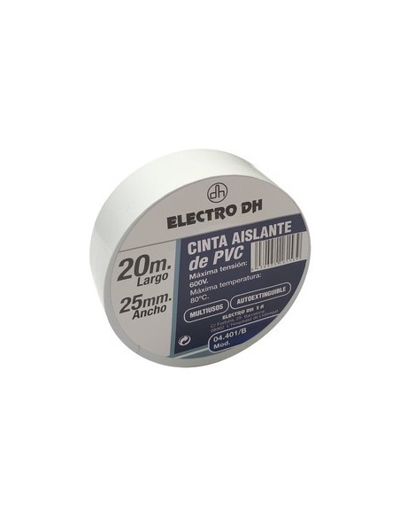 Cinta aislante de PVC Blanco