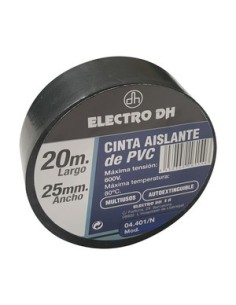 Cinta aislante de PVC Negra