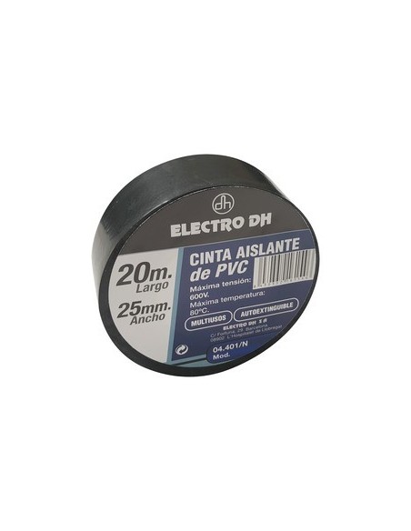 Cinta aislante de PVC Negra
