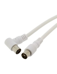 Conexión antena TV acodada 2,5Mtrs.