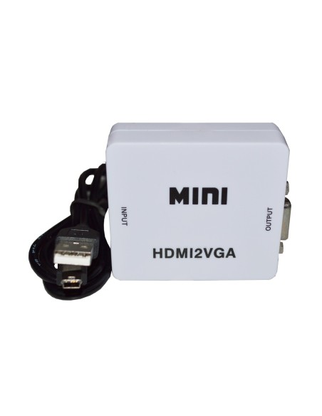 Conversor HDMI a VGA + audio