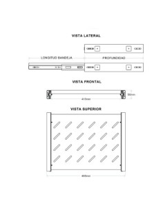 BRK EX D60 / Bandeja extraíble de fondo 600 mm 2