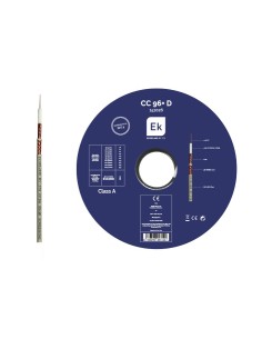 CC96+D / Cable coaxial 6,8mm Cu blanco 100Mtrs