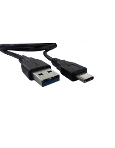 Conexión informática USB macho A 3.0 a USB-C macho 3.1