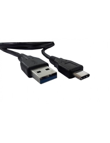 Conexión informática USB macho A 3.0 a USB-C macho 3.1