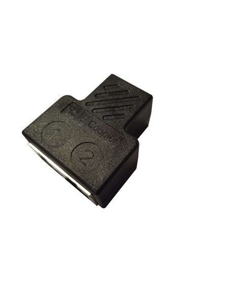 Adaptador triple hembra Cat.6 semi-blindada