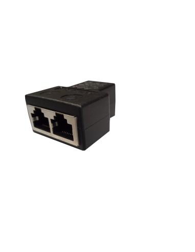 Adaptador triple hembra Cat.6 semi-blindada