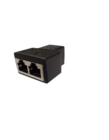 Adaptador triple hembra Cat.6 semi-blindada