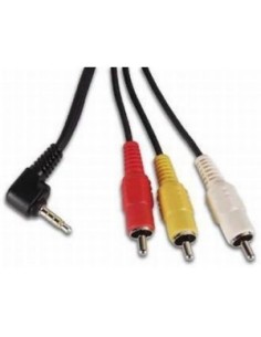 Conexión audio-vídeo Jack triple M. 3'5 mm a 3 RCA M....