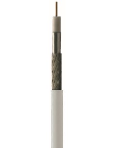 K 290 W / Cable coaxial 6,8mm CSS/Al blanco 100Mtrs 2