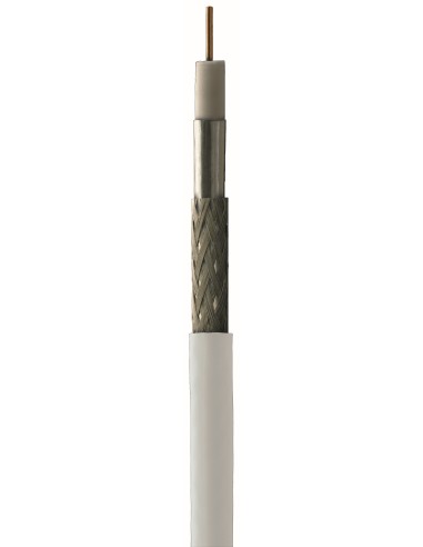 K 290 W / Cable coaxial 6,8mm CSS/Al blanco...