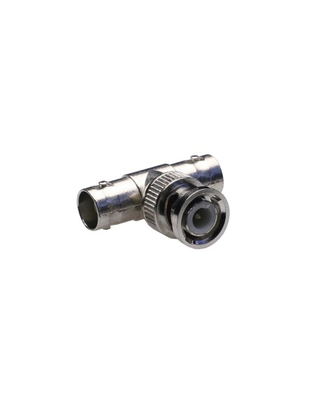 Distribuidor BNC macho a 2 BNC hembra