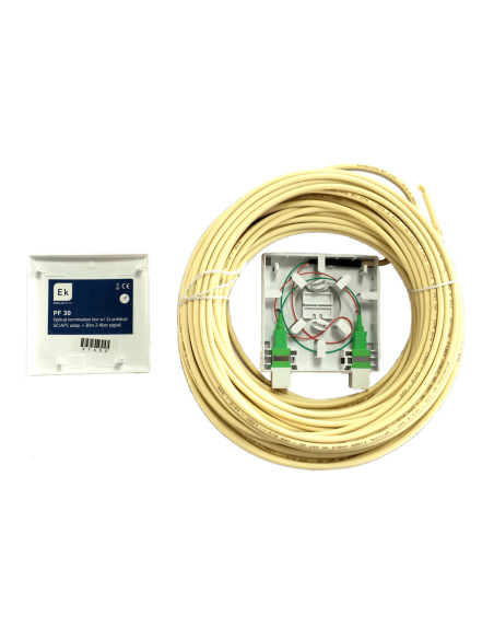 PF 30 / Roseta FO preconectorizada con pigtail 30Mtrs.