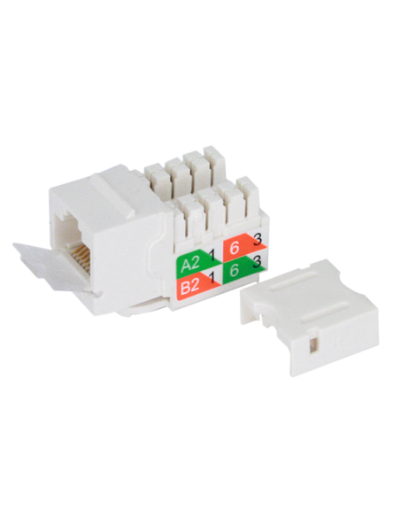 KJ C6 / Keystone jack conector hembra Cat6 UTP